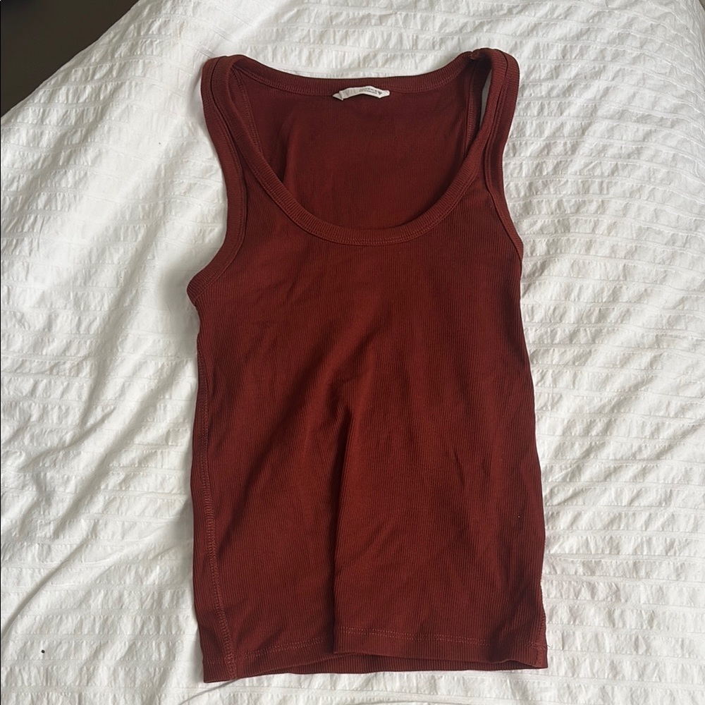 Zara maroon colored tank top